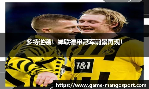 多特逆袭！蝉联德甲冠军前景再现！